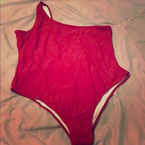 One Piece One Shoulder Swimsuit